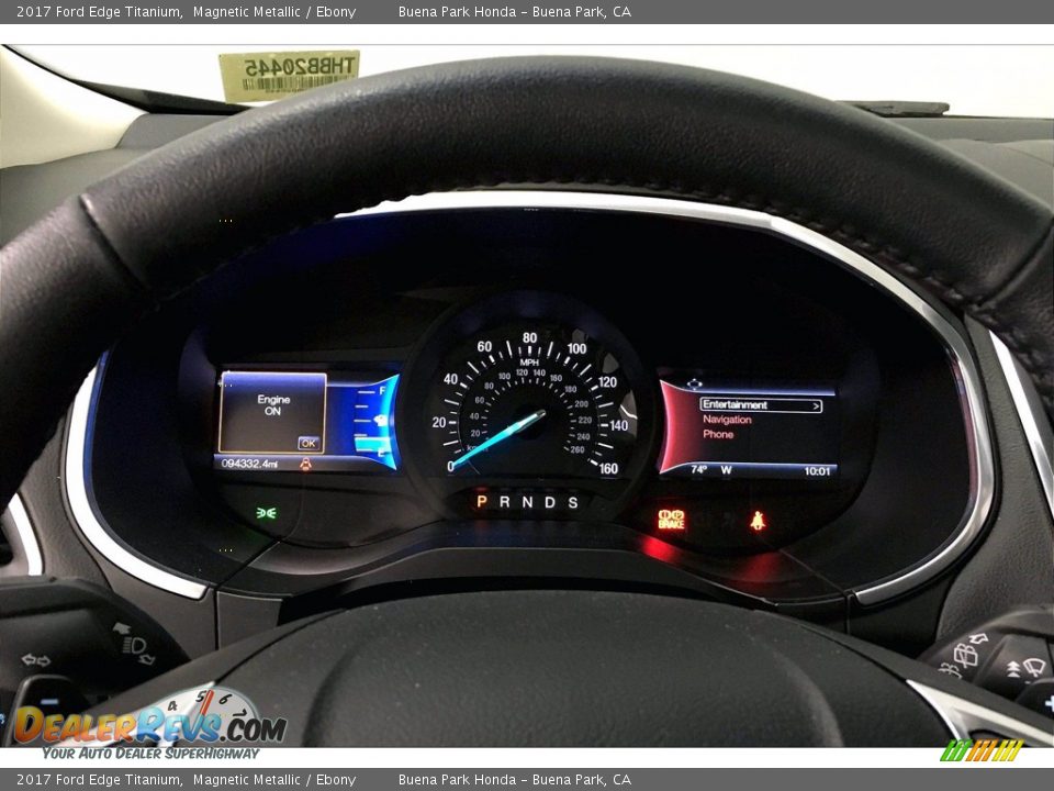 2017 Ford Edge Titanium Gauges Photo #20