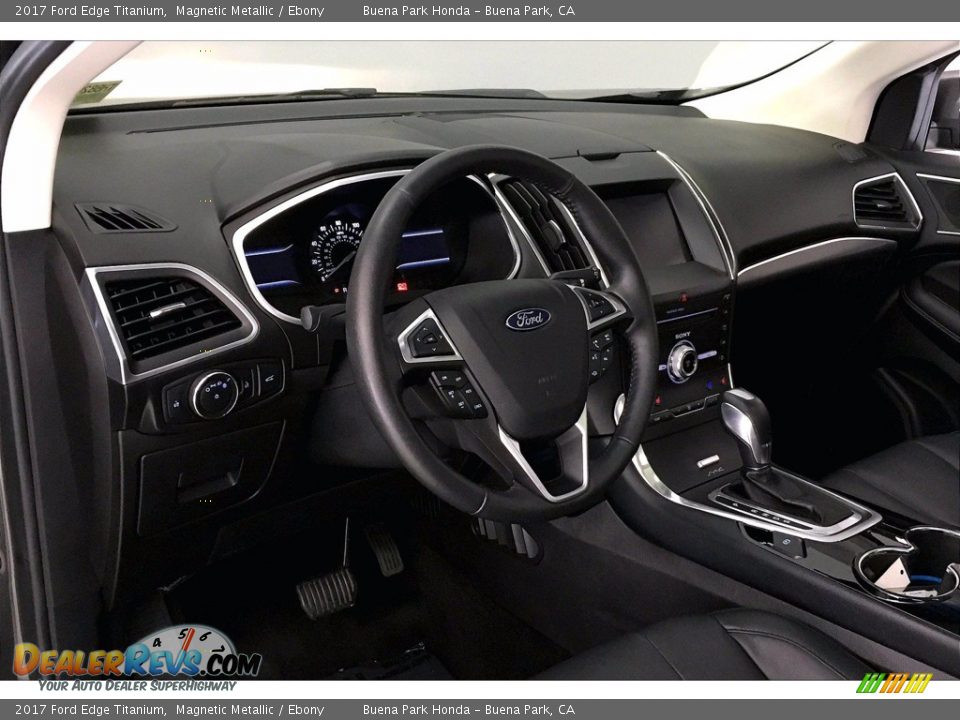 Dashboard of 2017 Ford Edge Titanium Photo #21