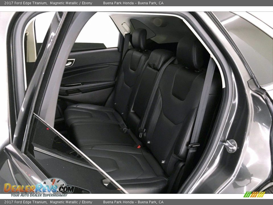 Rear Seat of 2017 Ford Edge Titanium Photo #26