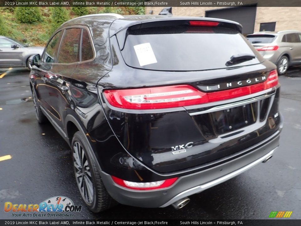 2019 Lincoln MKC Black Label AWD Infinite Black Metallic / Centerstage-Jet Black/Foxfire Photo #2