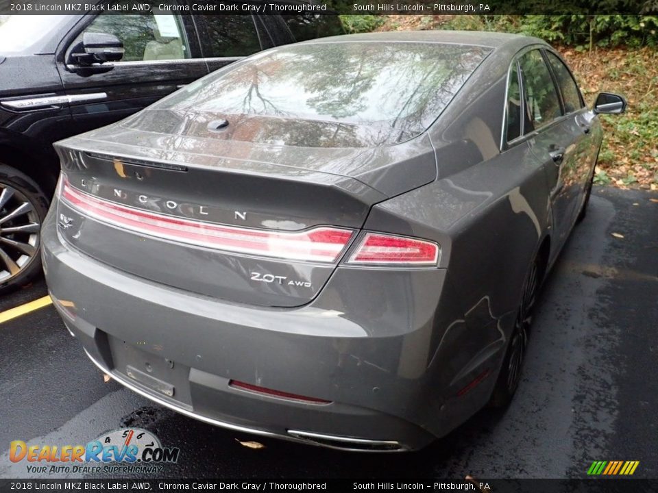 2018 Lincoln MKZ Black Label AWD Chroma Caviar Dark Gray / Thoroughbred Photo #4