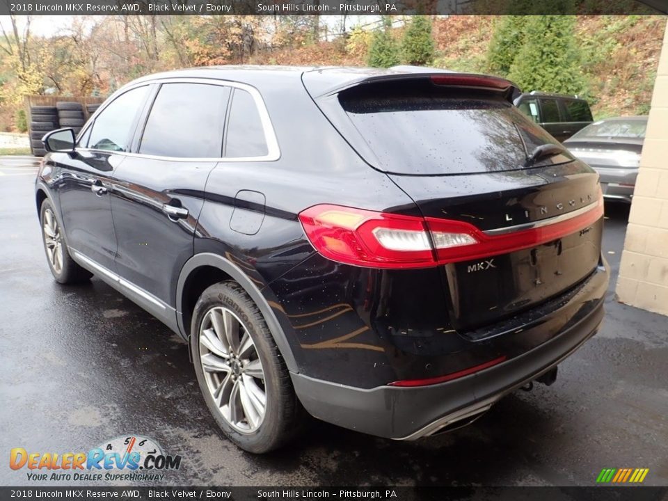 2018 Lincoln MKX Reserve AWD Black Velvet / Ebony Photo #2