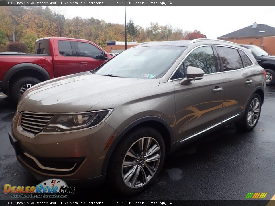2016 Lincoln MKX Reserve AWD Luxe Metallic / Terracotta Photo #1