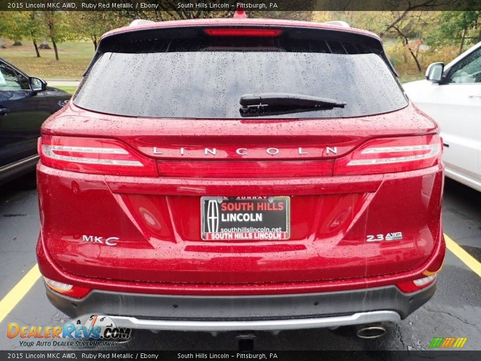 2015 Lincoln MKC AWD Ruby Red Metallic / Ebony Photo #3