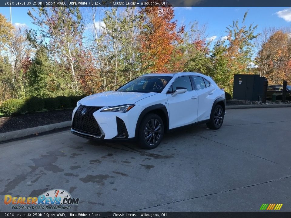 Front 3/4 View of 2020 Lexus UX 250h F Sport AWD Photo #1