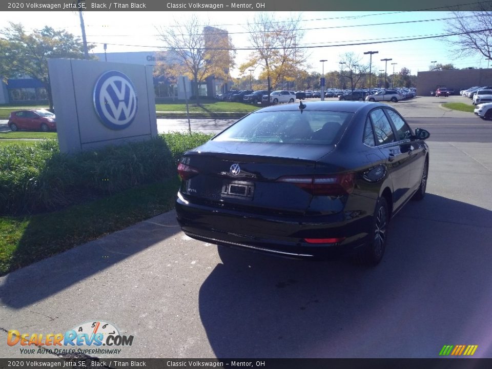 2020 Volkswagen Jetta SE Black / Titan Black Photo #2