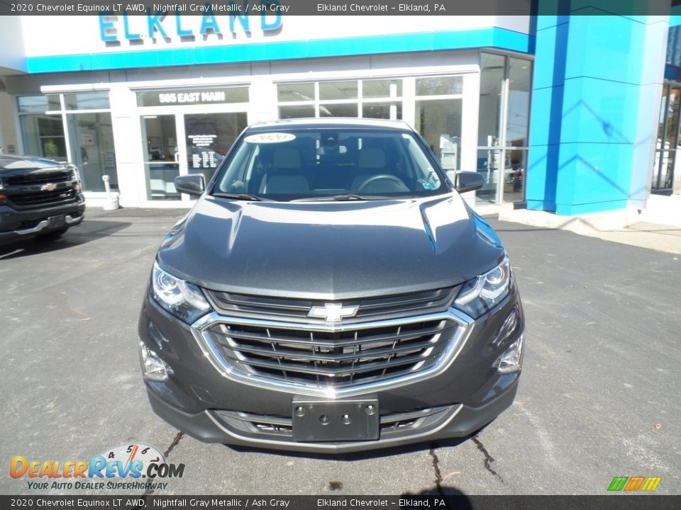 2020 Chevrolet Equinox LT AWD Nightfall Gray Metallic / Ash Gray Photo #3