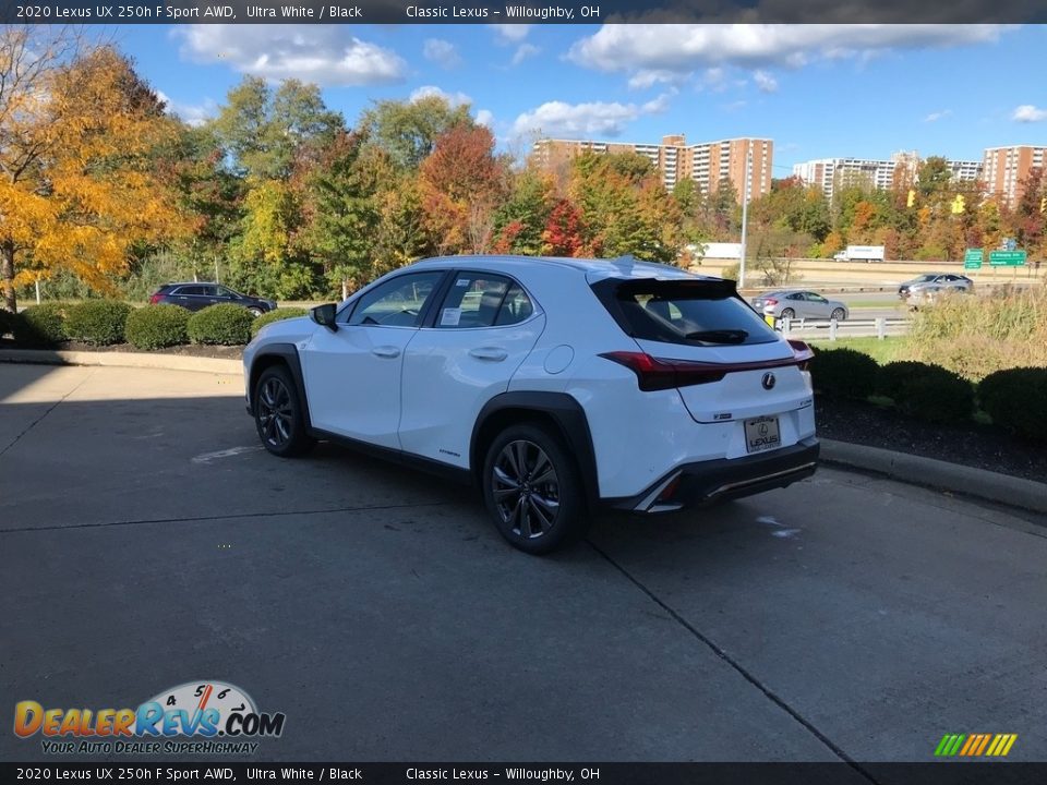 2020 Lexus UX 250h F Sport AWD Ultra White / Black Photo #4