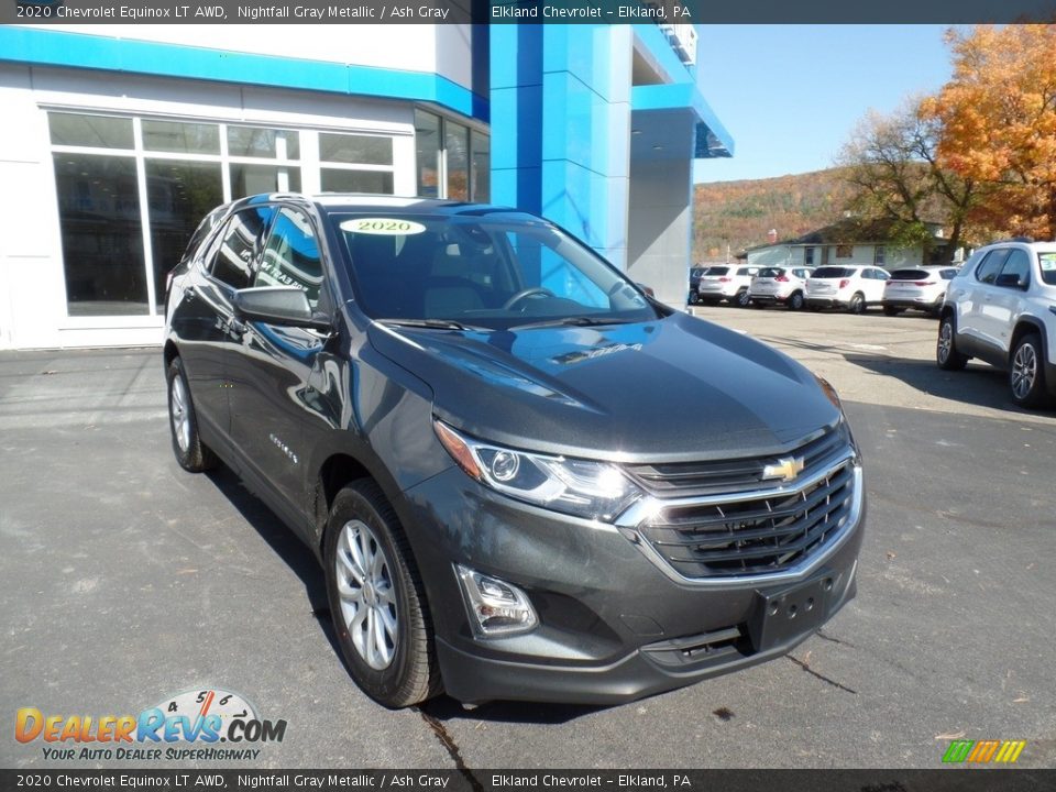 2020 Chevrolet Equinox LT AWD Nightfall Gray Metallic / Ash Gray Photo #4