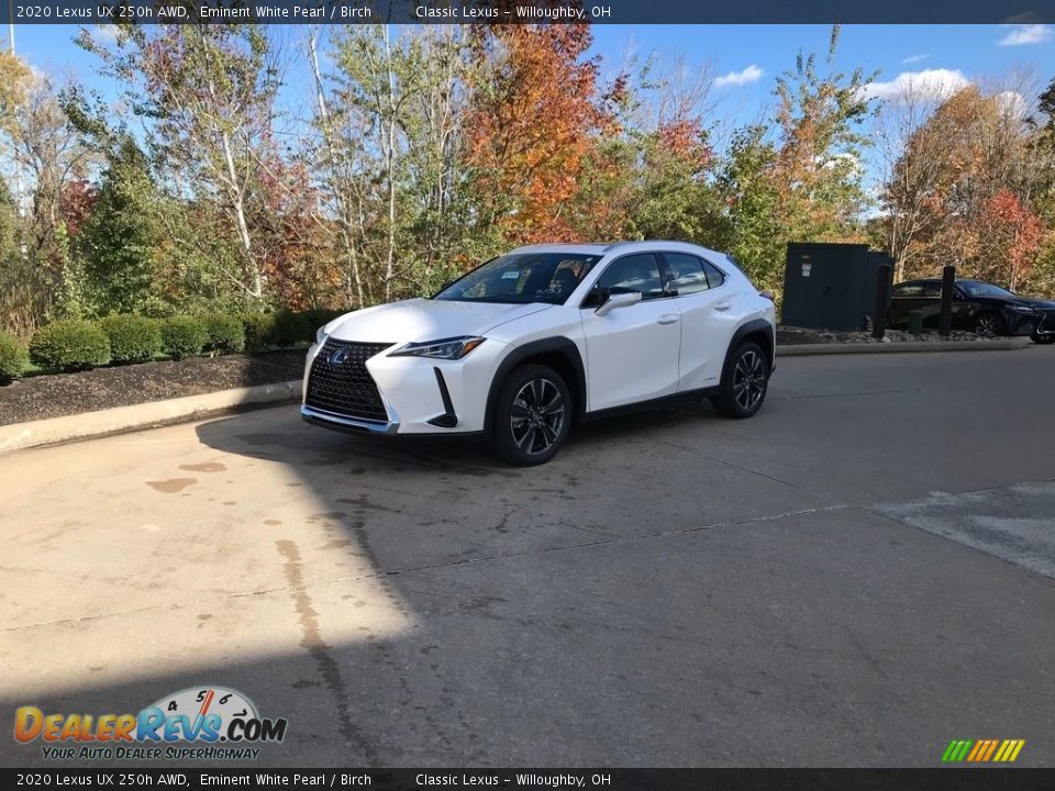 2020 Lexus UX 250h AWD Eminent White Pearl / Birch Photo #1