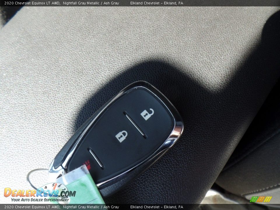 2020 Chevrolet Equinox LT AWD Nightfall Gray Metallic / Ash Gray Photo #22