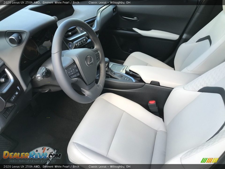 2020 Lexus UX 250h AWD Eminent White Pearl / Birch Photo #2