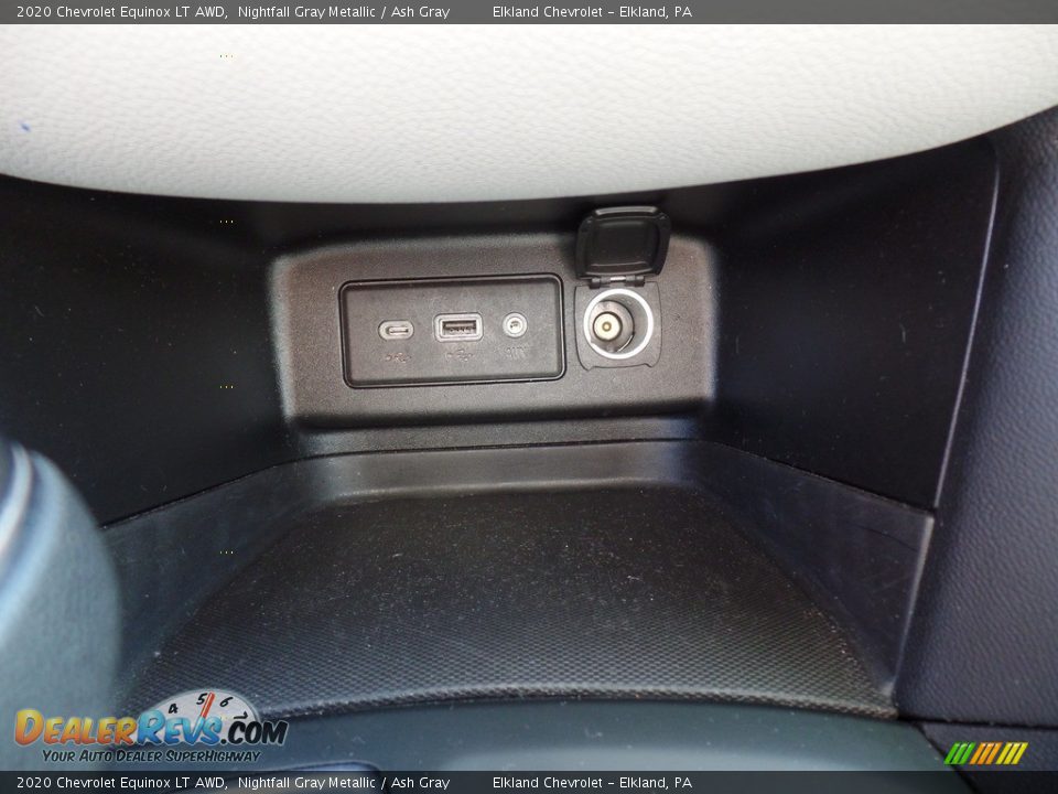 2020 Chevrolet Equinox LT AWD Nightfall Gray Metallic / Ash Gray Photo #28