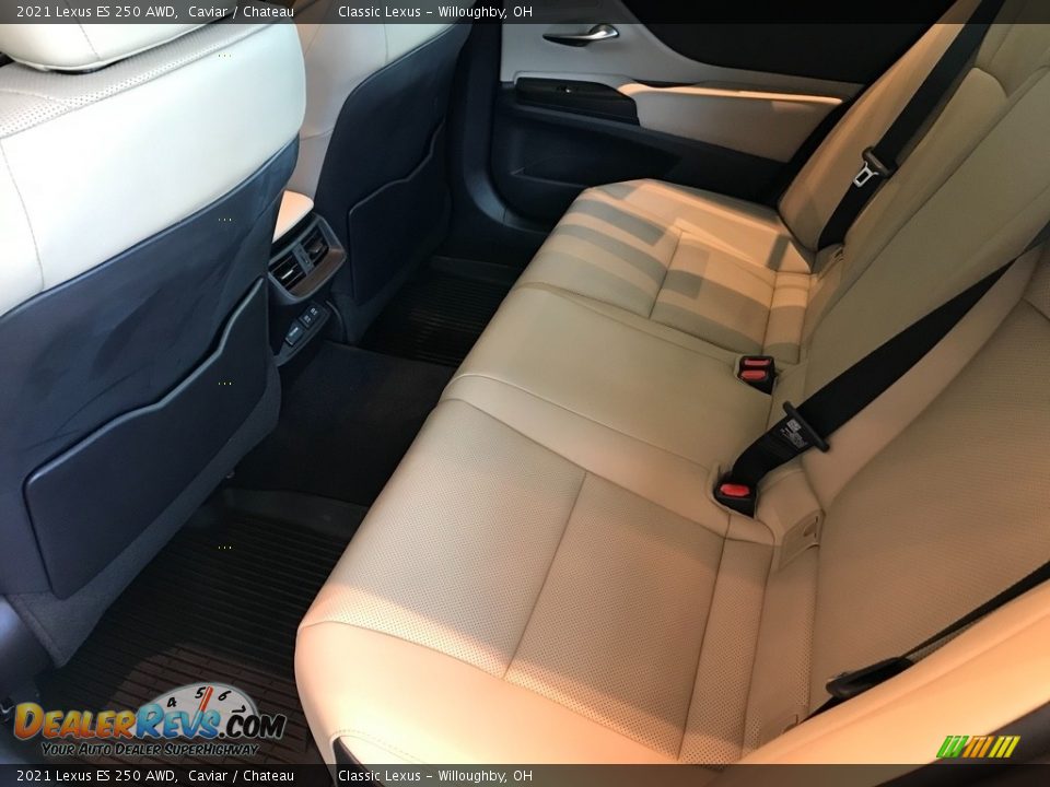 Rear Seat of 2021 Lexus ES 250 AWD Photo #3