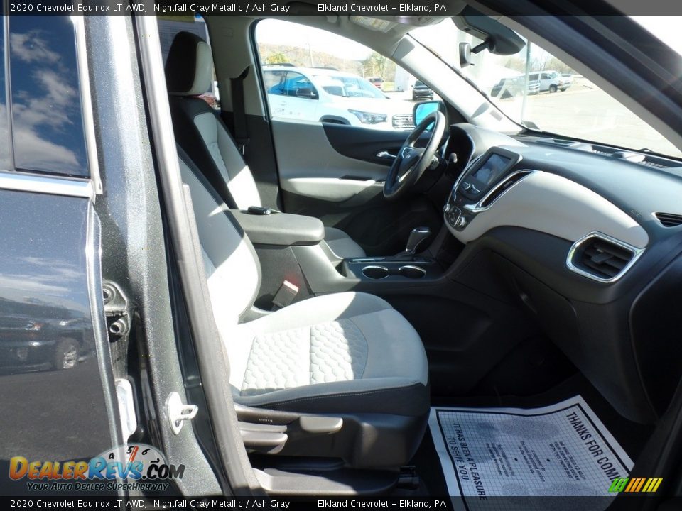 2020 Chevrolet Equinox LT AWD Nightfall Gray Metallic / Ash Gray Photo #36