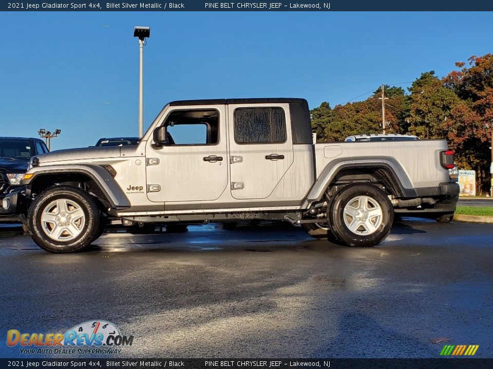 2021 Jeep Gladiator Sport 4x4 Billet Silver Metallic / Black Photo #4