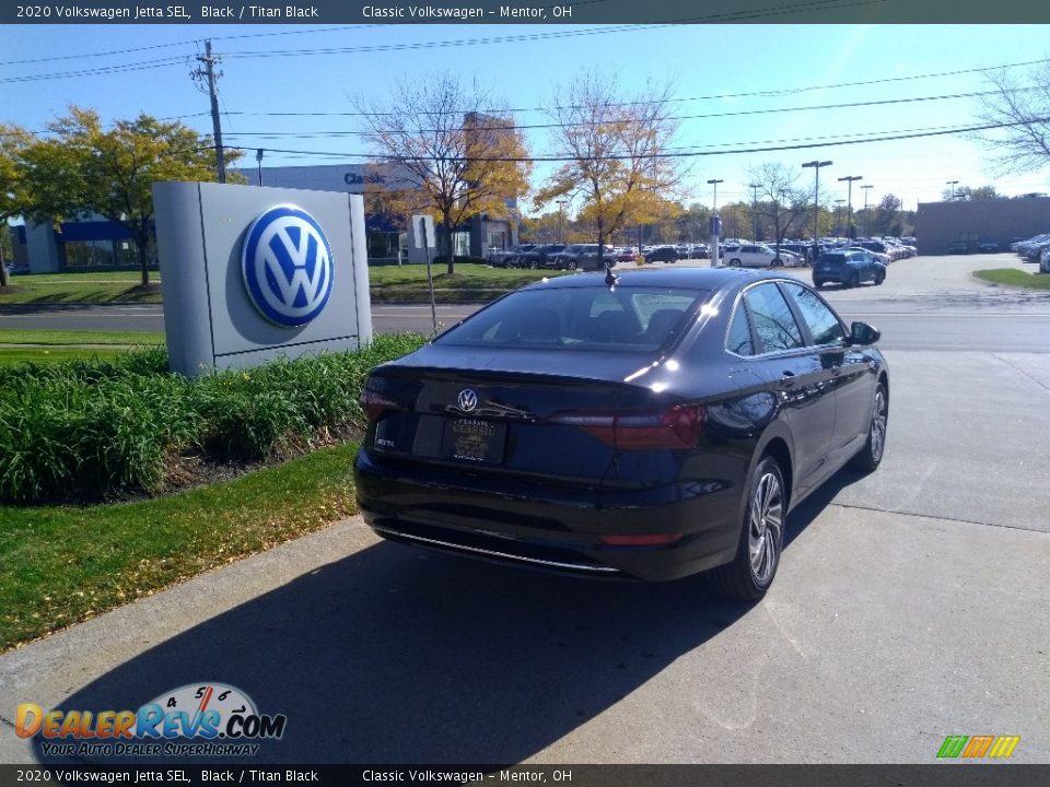 2020 Volkswagen Jetta SEL Black / Titan Black Photo #2