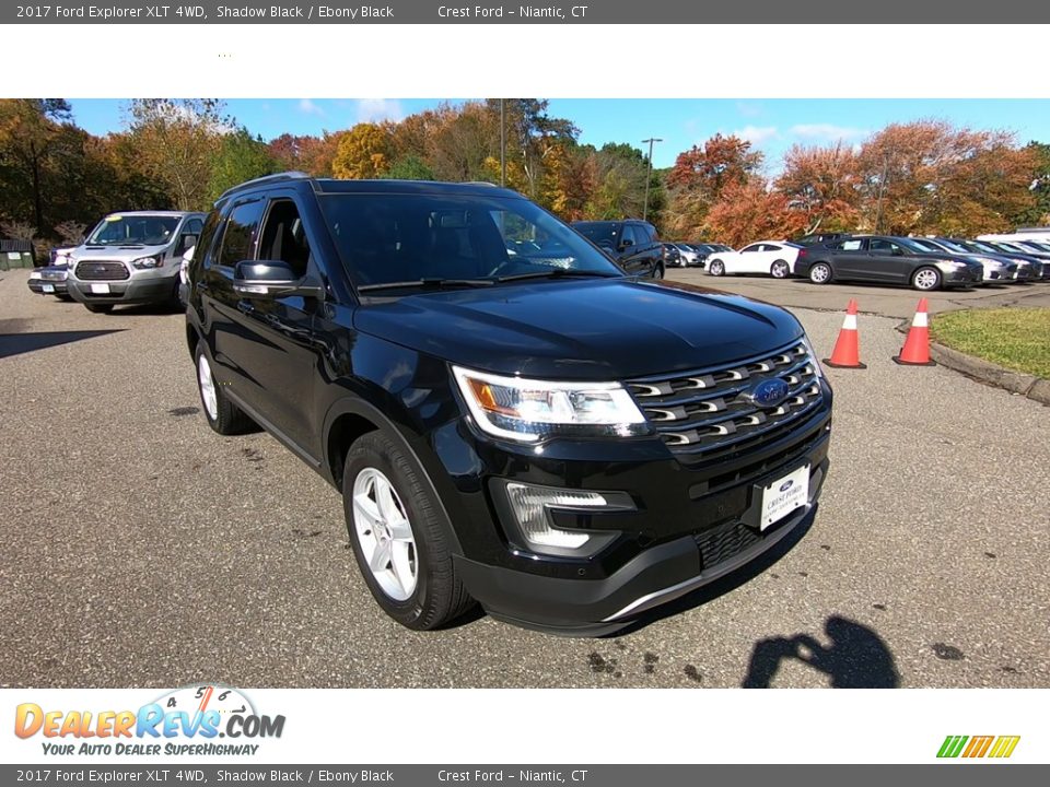 2017 Ford Explorer XLT 4WD Shadow Black / Ebony Black Photo #1