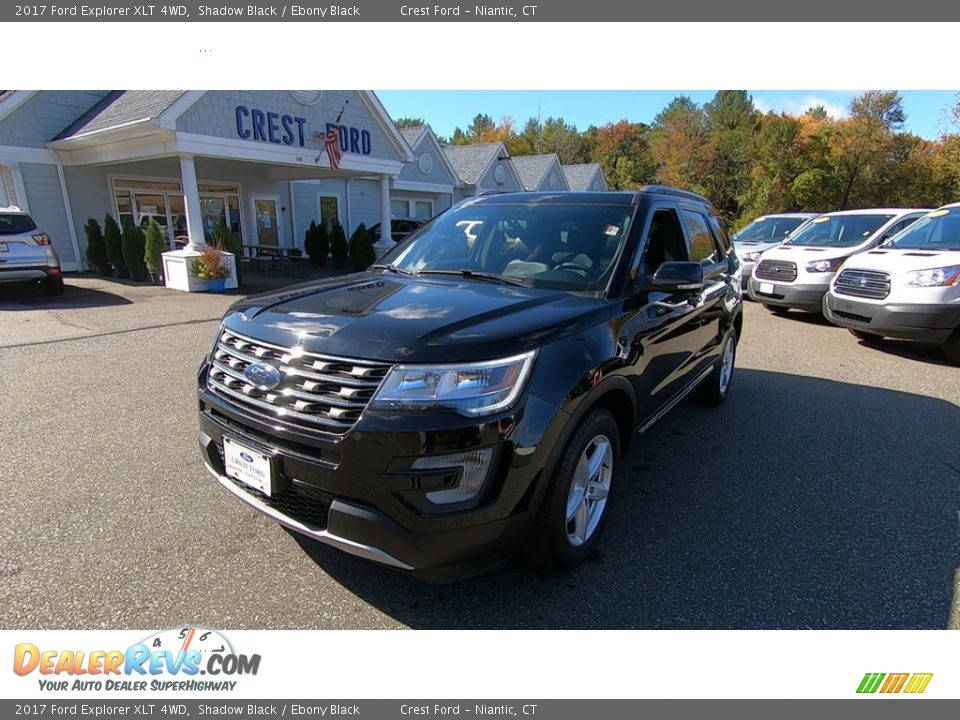 2017 Ford Explorer XLT 4WD Shadow Black / Ebony Black Photo #3