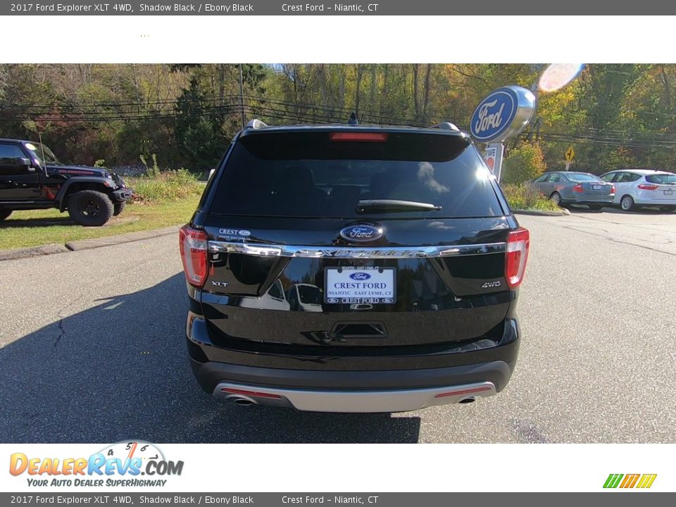 2017 Ford Explorer XLT 4WD Shadow Black / Ebony Black Photo #6