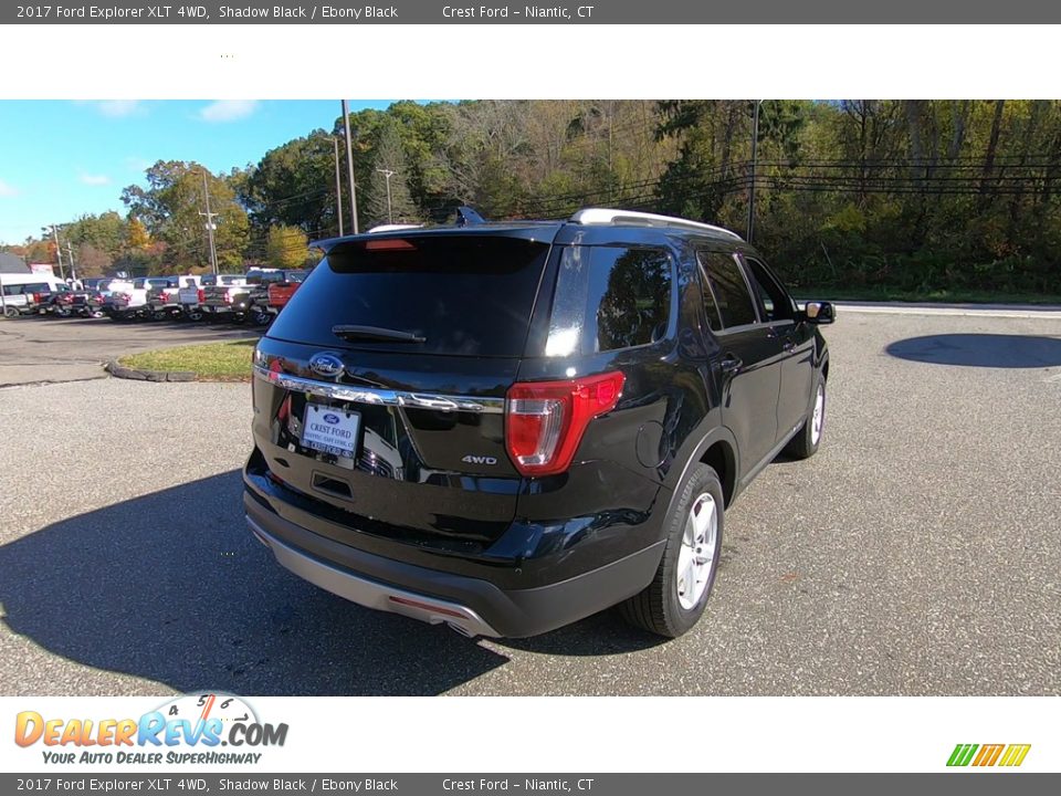 2017 Ford Explorer XLT 4WD Shadow Black / Ebony Black Photo #7