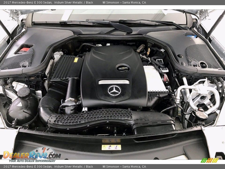 2017 Mercedes-Benz E 300 Sedan Iridium Silver Metallic / Black Photo #9