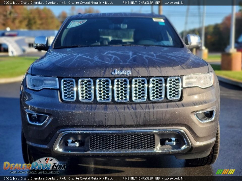 2021 Jeep Grand Cherokee Overland 4x4 Granite Crystal Metallic / Black Photo #3