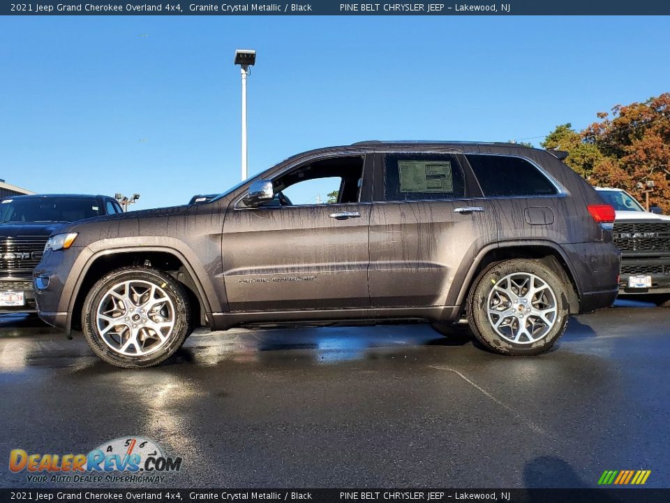 2021 Jeep Grand Cherokee Overland 4x4 Granite Crystal Metallic / Black Photo #4