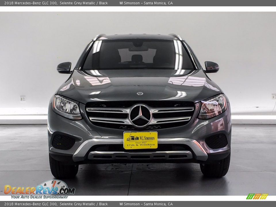 2018 Mercedes-Benz GLC 300 Selenite Grey Metallic / Black Photo #2