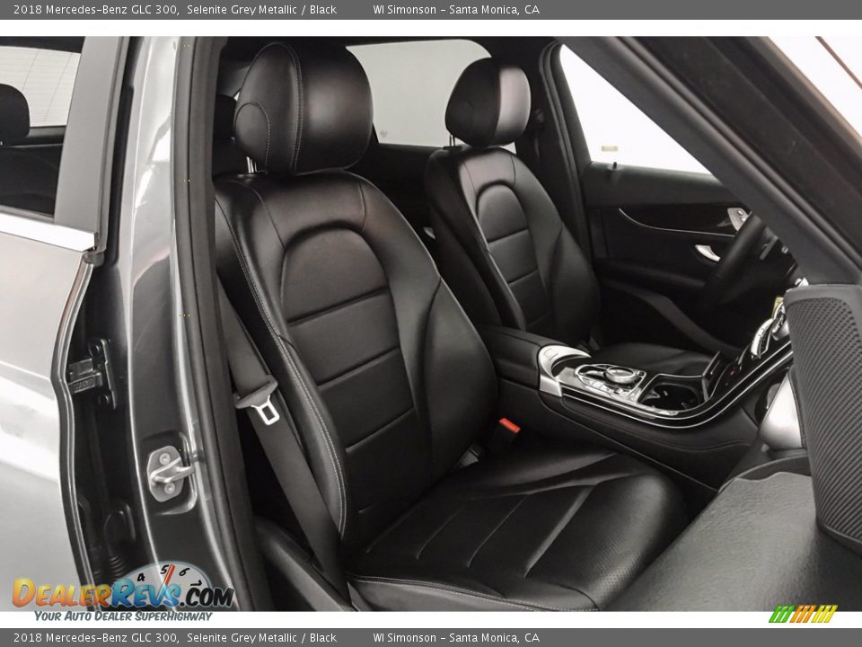 2018 Mercedes-Benz GLC 300 Selenite Grey Metallic / Black Photo #6