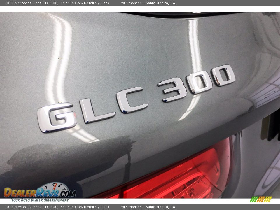 2018 Mercedes-Benz GLC 300 Selenite Grey Metallic / Black Photo #7