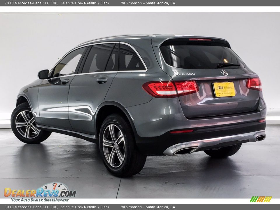 2018 Mercedes-Benz GLC 300 Selenite Grey Metallic / Black Photo #10