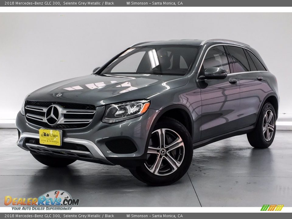 2018 Mercedes-Benz GLC 300 Selenite Grey Metallic / Black Photo #12