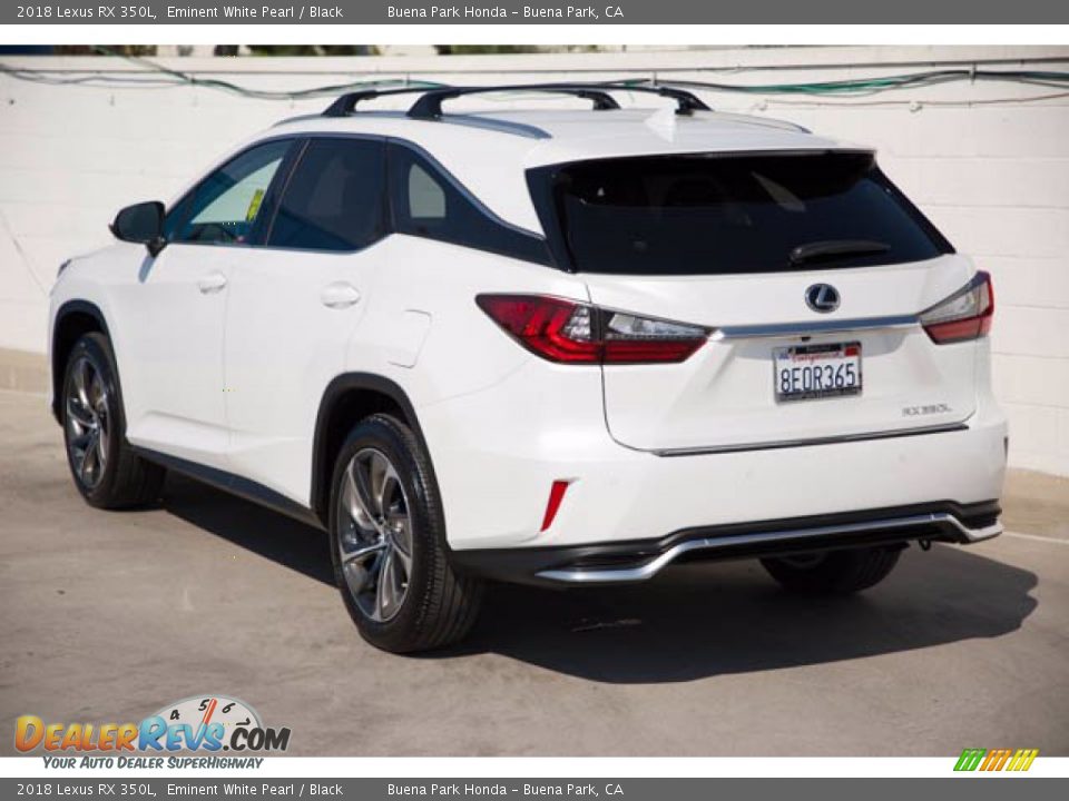 2018 Lexus RX 350L Eminent White Pearl / Black Photo #2