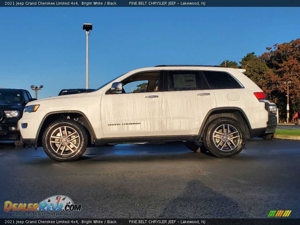2021 Jeep Grand Cherokee Limited 4x4 Bright White / Black Photo #4