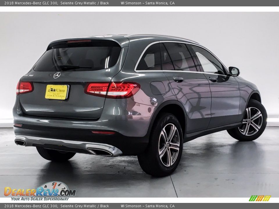 2018 Mercedes-Benz GLC 300 Selenite Grey Metallic / Black Photo #16