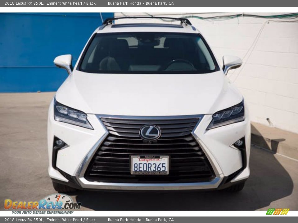 2018 Lexus RX 350L Eminent White Pearl / Black Photo #7