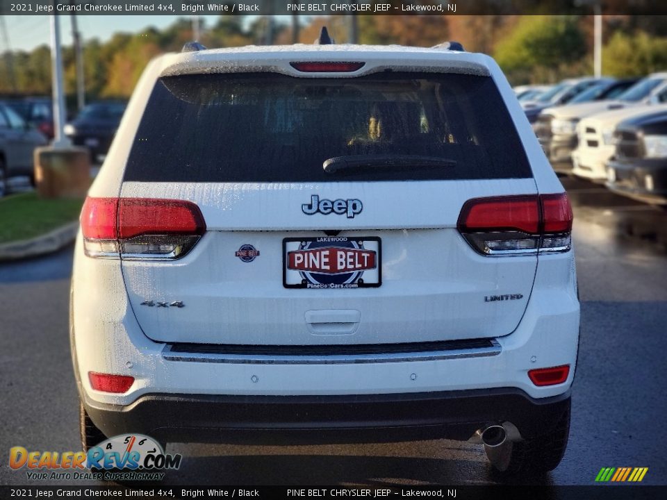 2021 Jeep Grand Cherokee Limited 4x4 Bright White / Black Photo #7