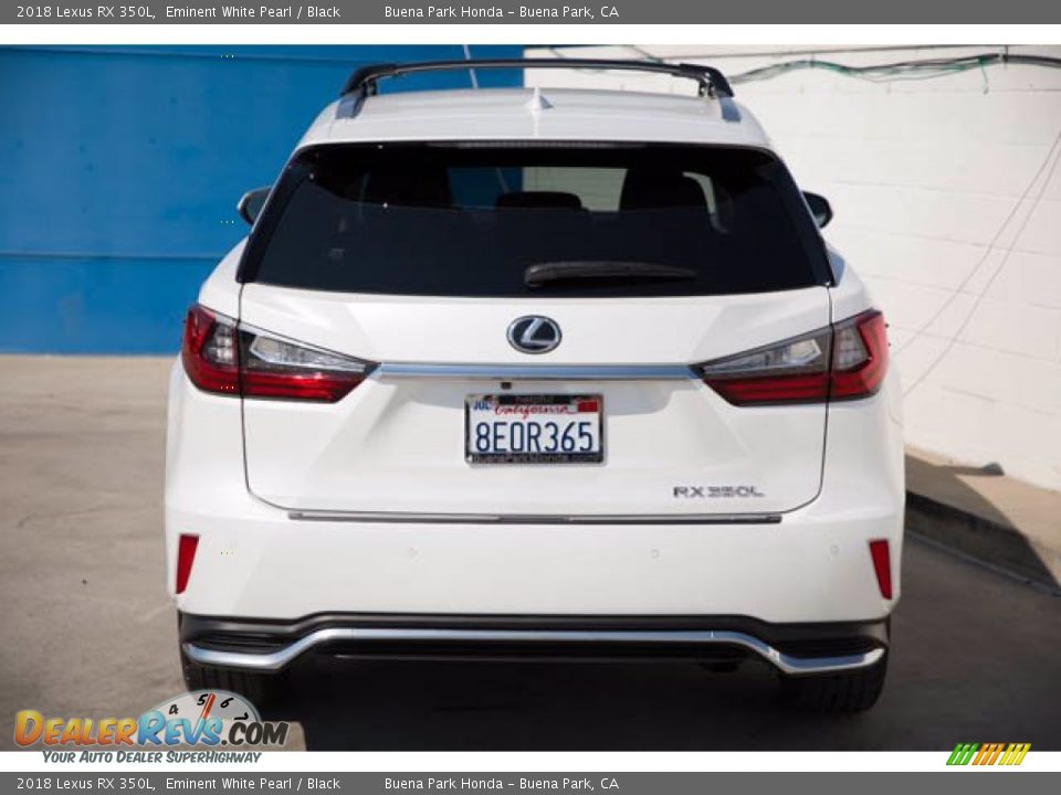 2018 Lexus RX 350L Eminent White Pearl / Black Photo #9