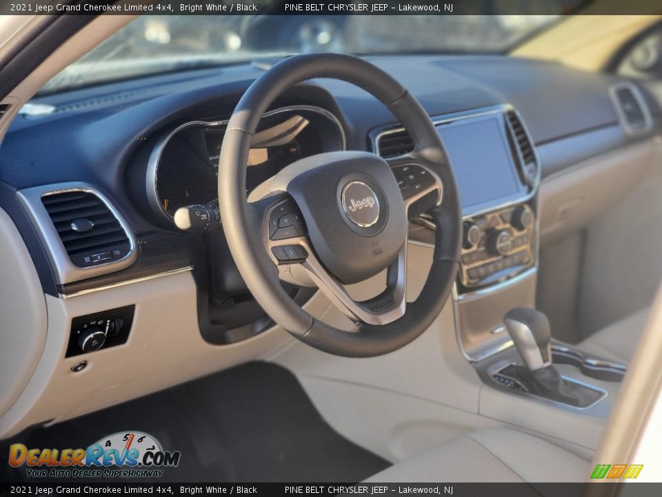 2021 Jeep Grand Cherokee Limited 4x4 Bright White / Black Photo #10