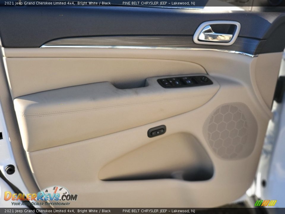 2021 Jeep Grand Cherokee Limited 4x4 Bright White / Black Photo #12