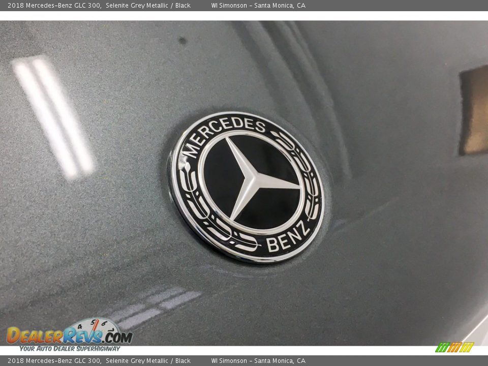 2018 Mercedes-Benz GLC 300 Selenite Grey Metallic / Black Photo #33
