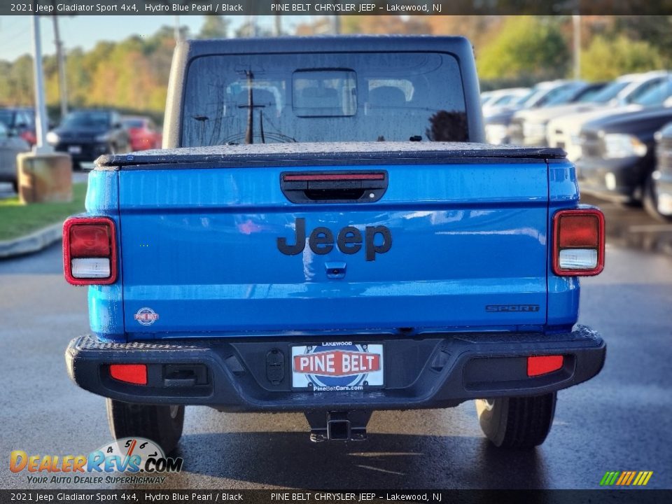2021 Jeep Gladiator Sport 4x4 Hydro Blue Pearl / Black Photo #7