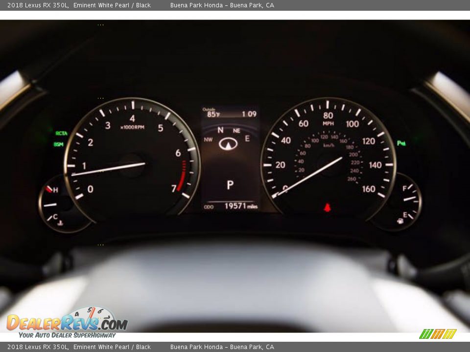 2018 Lexus RX 350L Gauges Photo #28