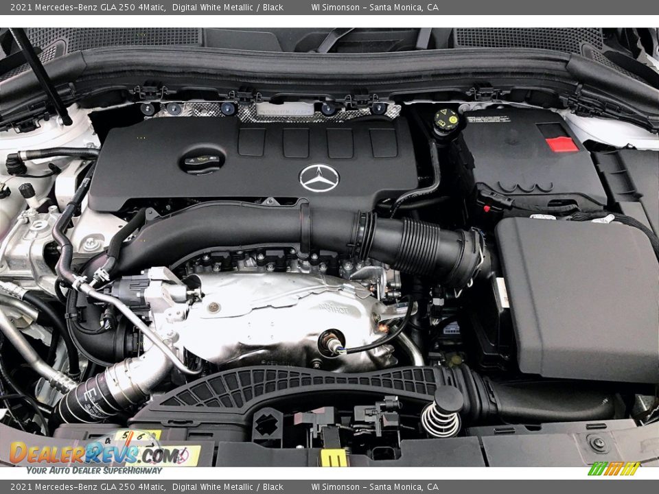 2021 Mercedes-Benz GLA 250 4Matic Digital White Metallic / Black Photo #8