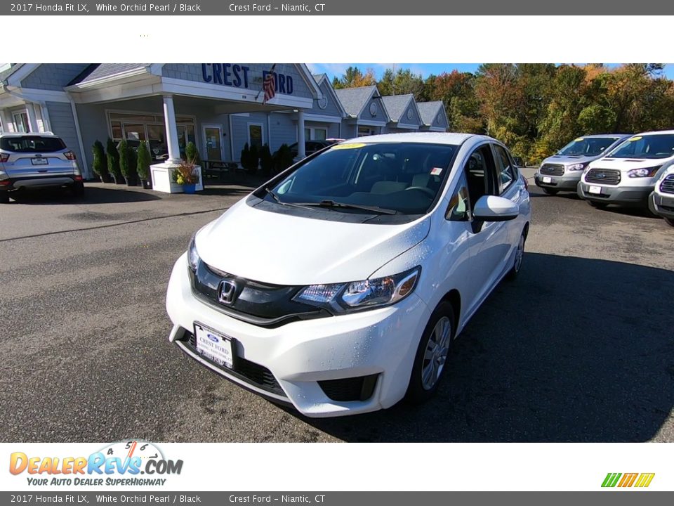 2017 Honda Fit LX White Orchid Pearl / Black Photo #3