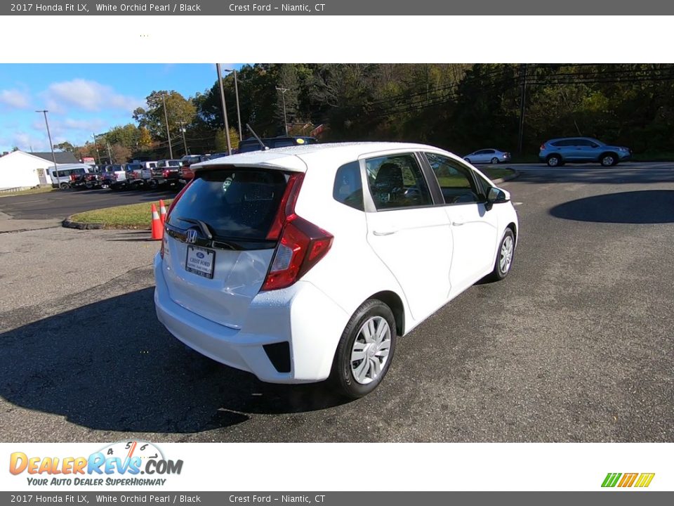 2017 Honda Fit LX White Orchid Pearl / Black Photo #7