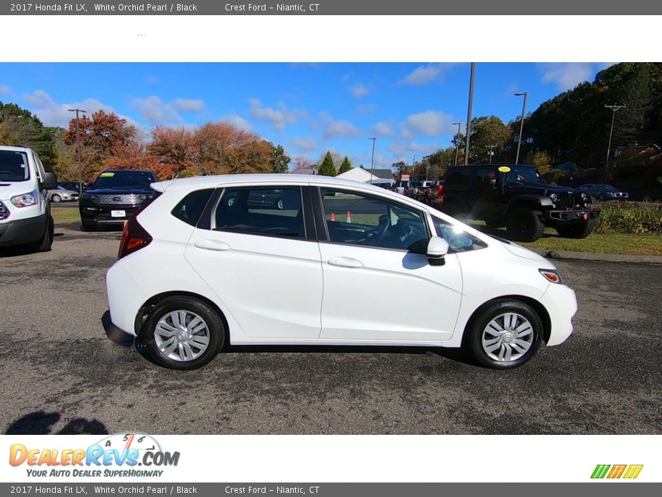 2017 Honda Fit LX White Orchid Pearl / Black Photo #8