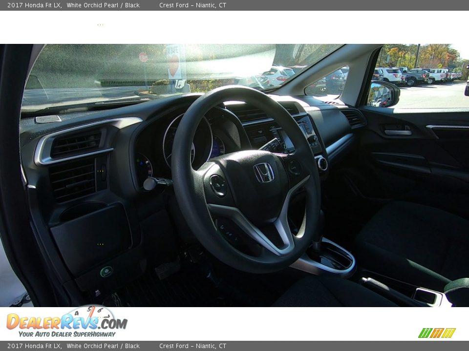 2017 Honda Fit LX White Orchid Pearl / Black Photo #10