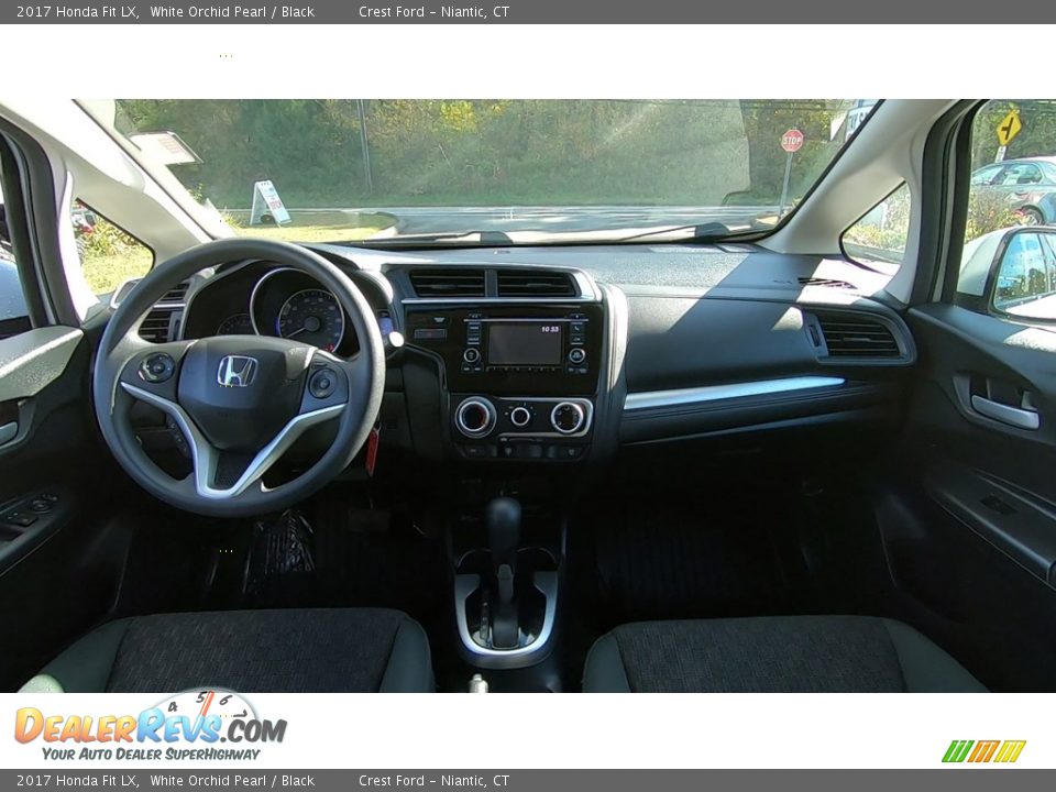 2017 Honda Fit LX White Orchid Pearl / Black Photo #18